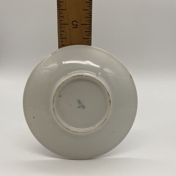 Vintage Inarco Demitasse Cup And Saucer Purple Violets E-563/D - Picture 3 of 10